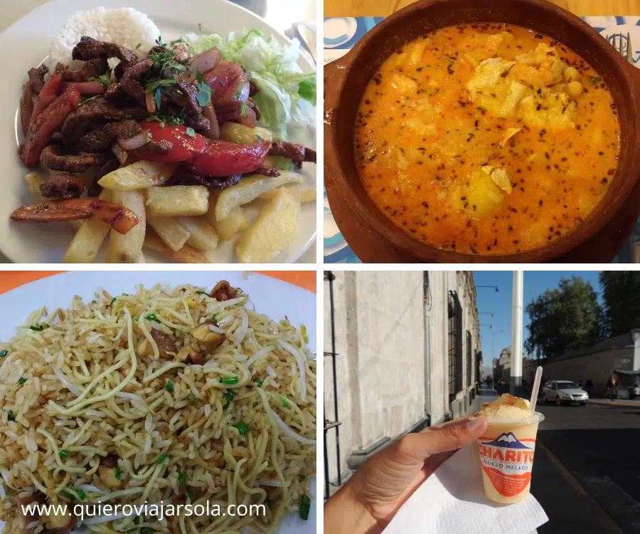 Platos que comí en Perú