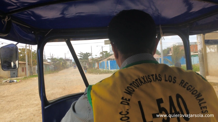 El mototaxi que tomé en Puerto Maldonado