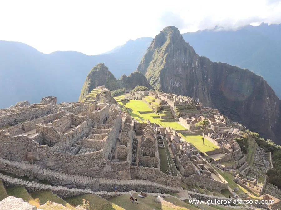 Machu Picchu al caer la tarde