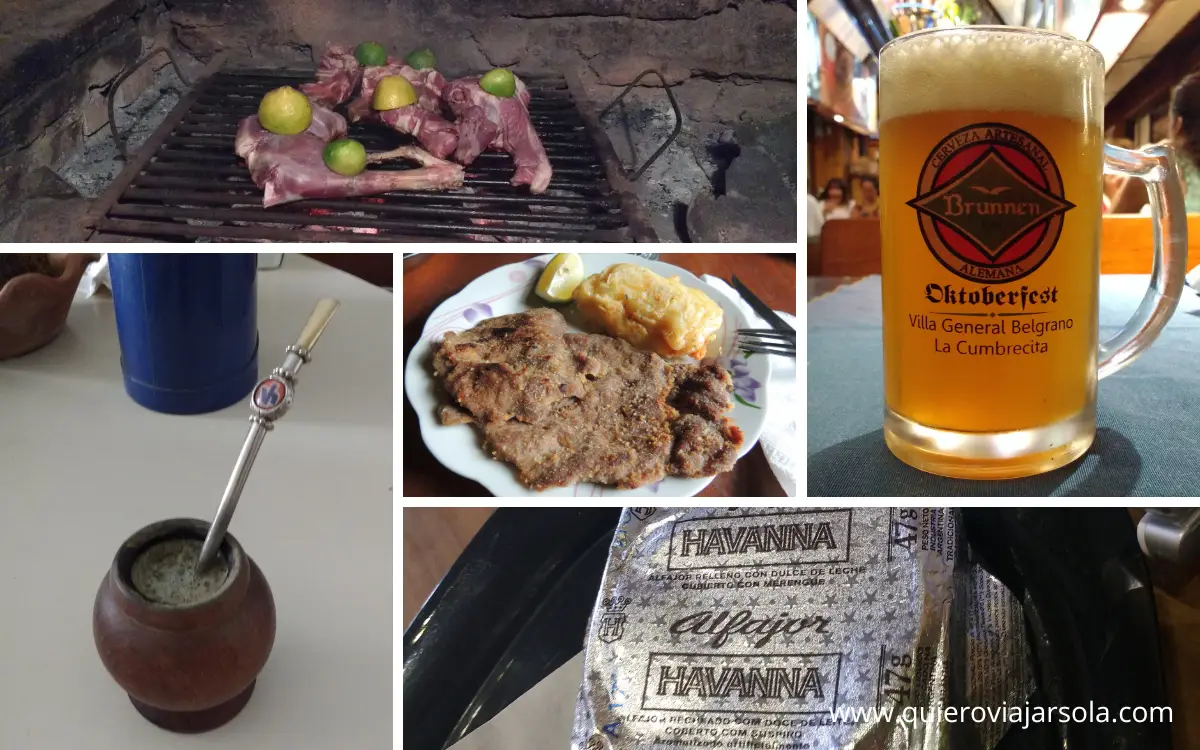 Algunas de las comidas y bebidas que probé en mi viaje por Argentina