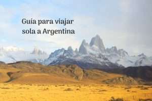 Viajar sola a Argentina