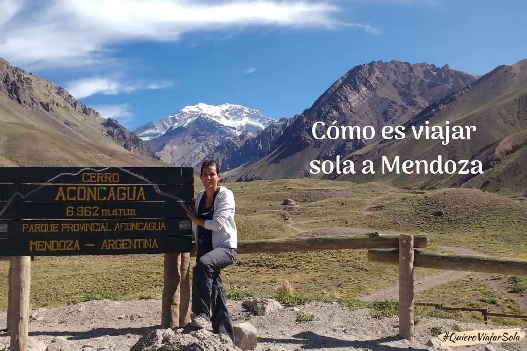 Viajar sola a Mendoza