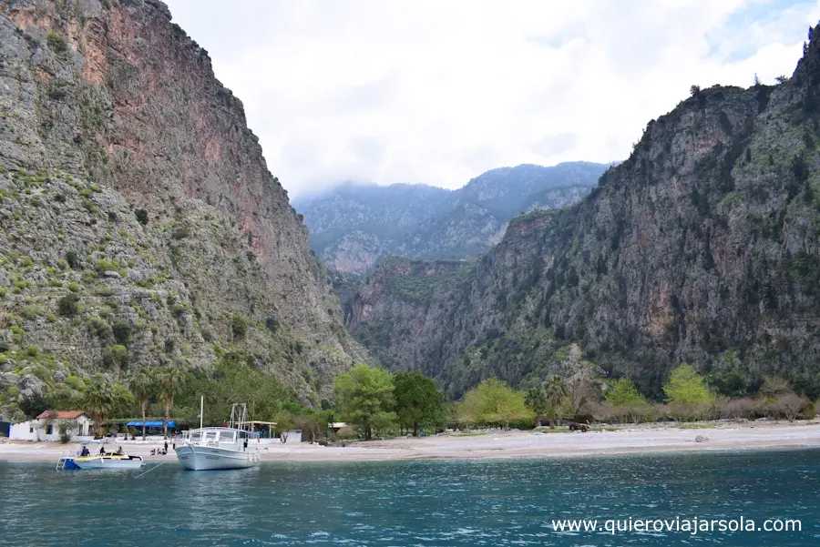 Vista del valle desde el barco