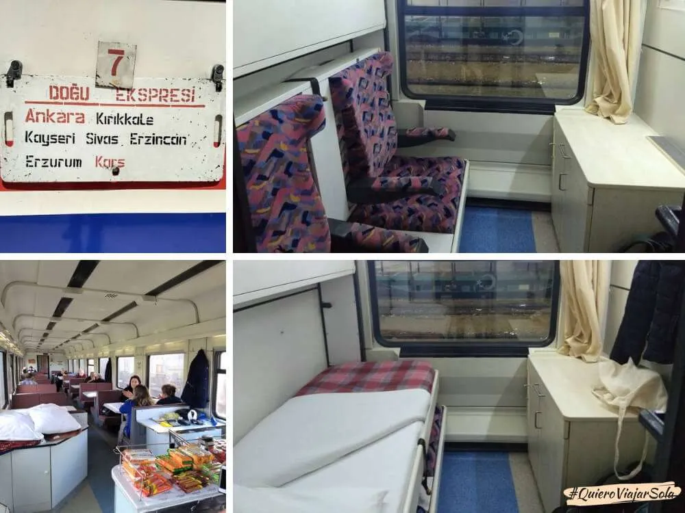 Viajar en el Dogu Ekspresi, habitación