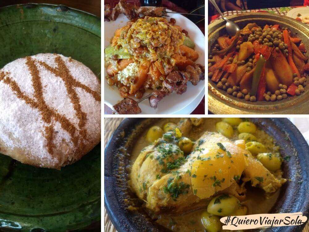 Viajar sola a Marruecos, gastronomía marroquí
