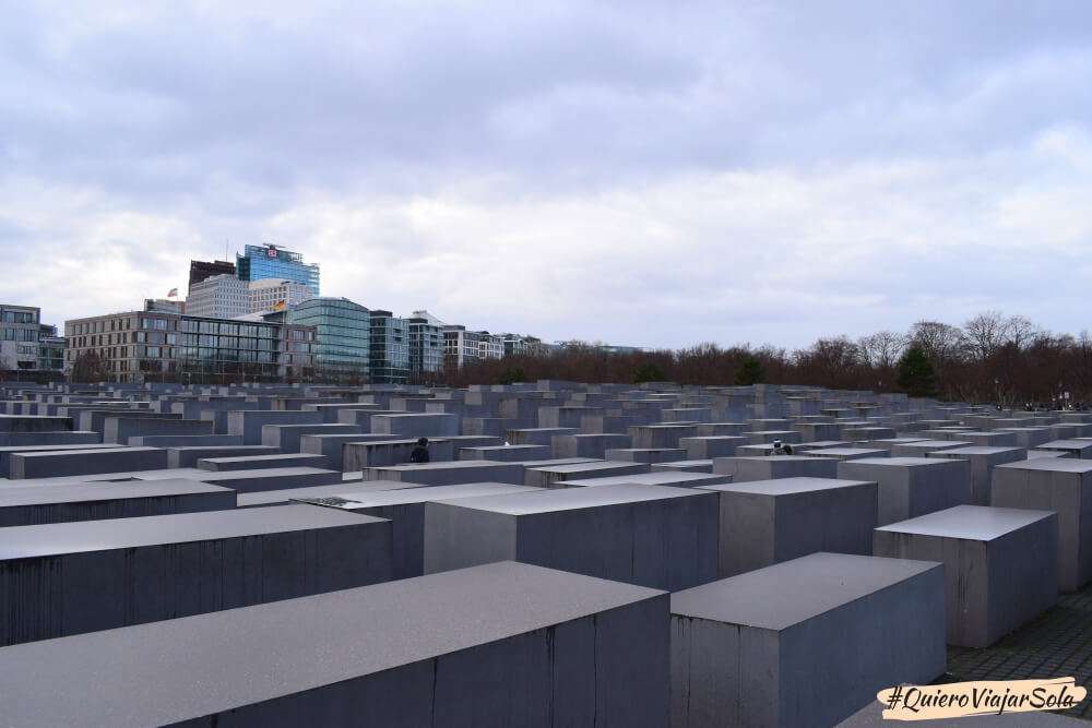 Viajar sola a Berlín, monumento holocausto