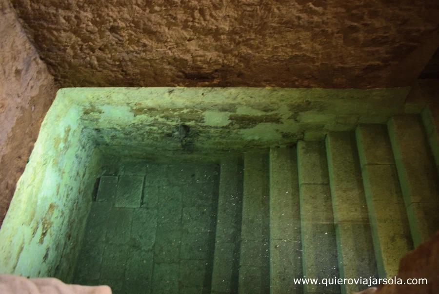 Piscina donde se hacía el baño ritual