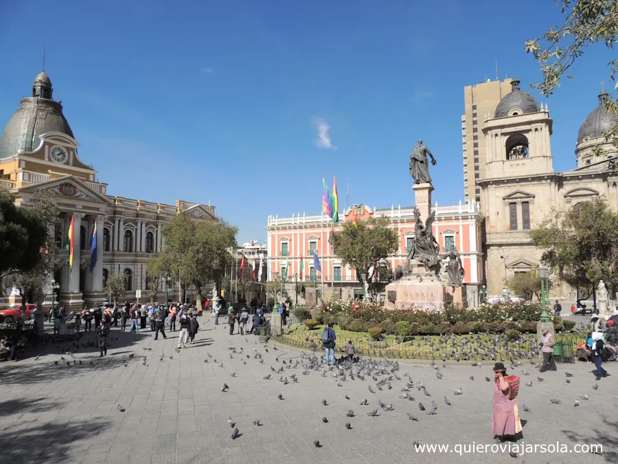 Ambiente de la plaza