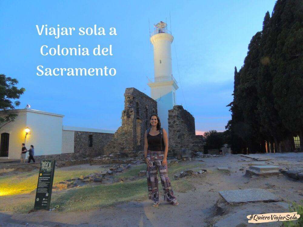 Viajar sola a Colonia del Sacramento