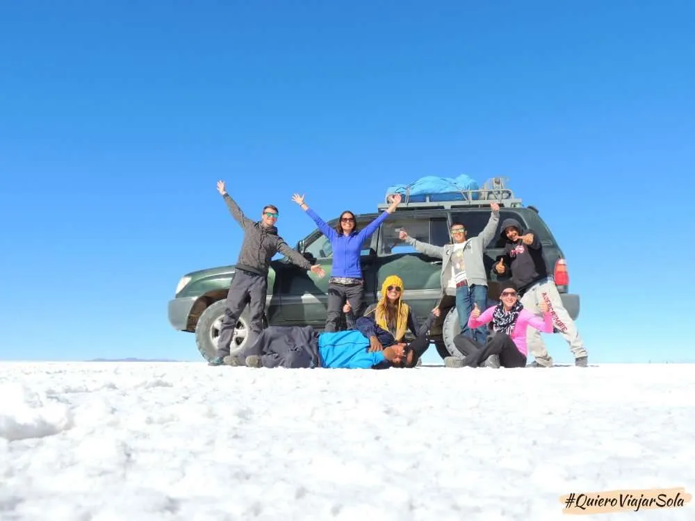 Viajar sola al Salar de Uyuni, grupo tour