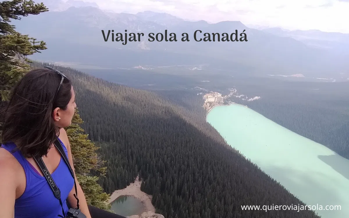 Yo en Lake Louise
