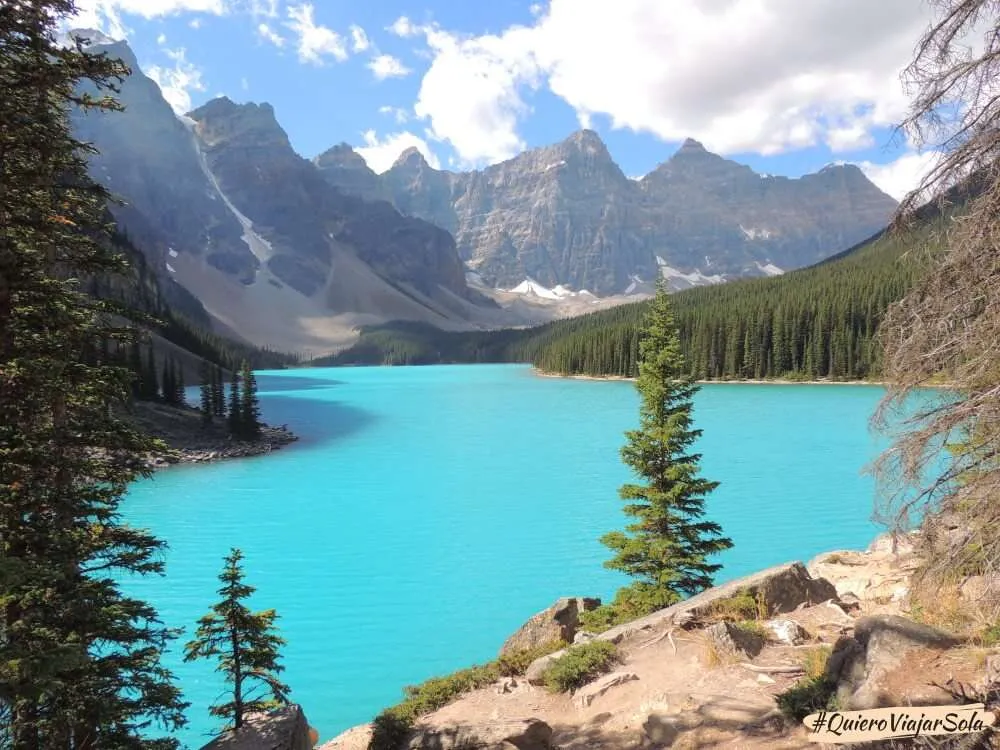 Viajar sola a Canadá, Lake Moraine