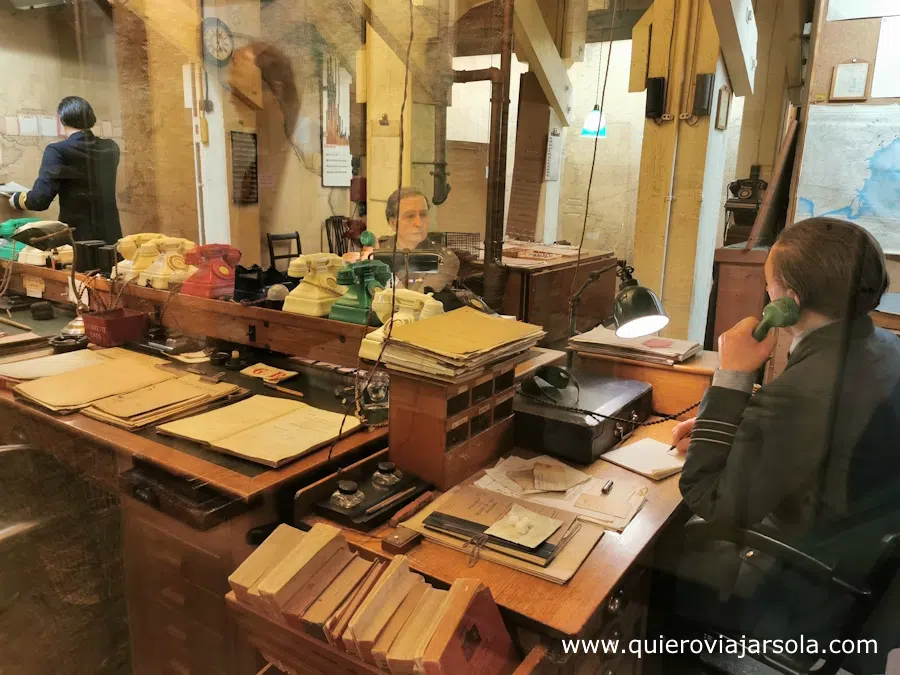 Una de las recreaciones del museo