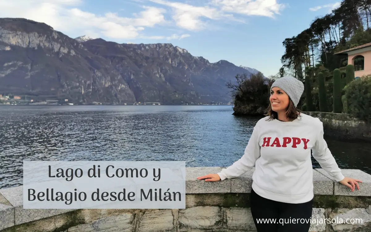 Yo en Bellagio junto al lago di Como