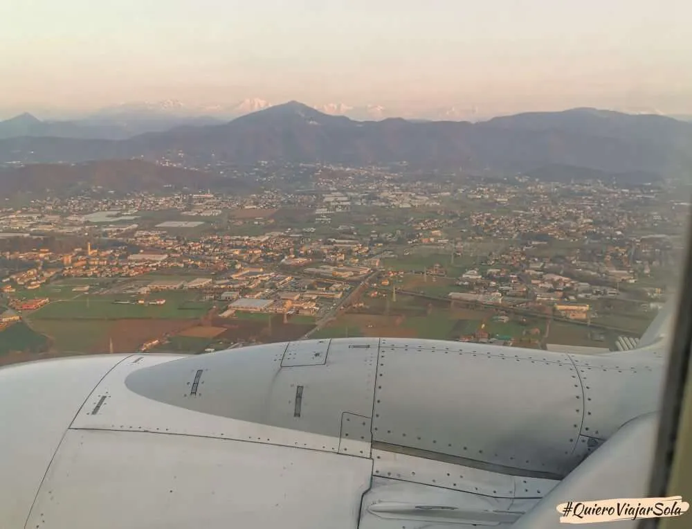 Cómo llegar a Milán, avión