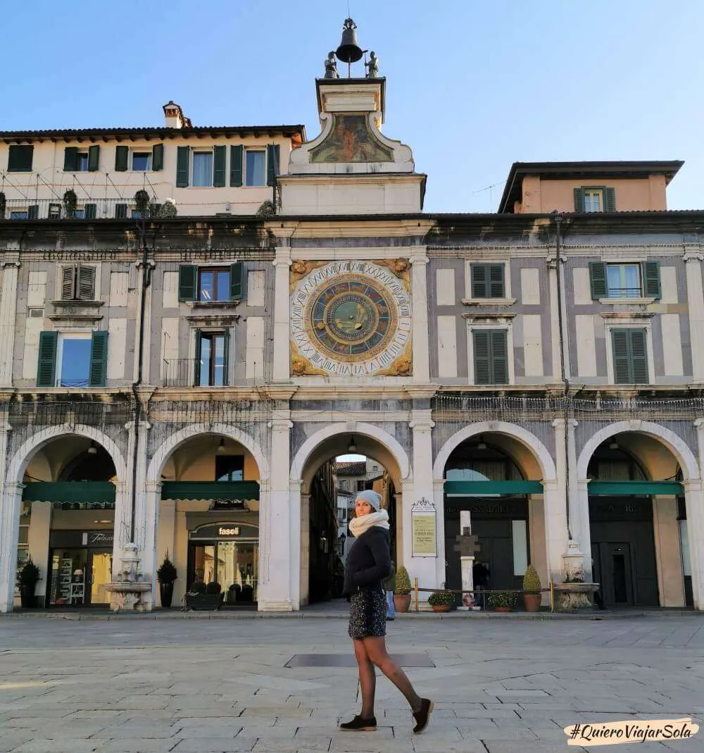 Un día en Brescia, piazza de la Loggia