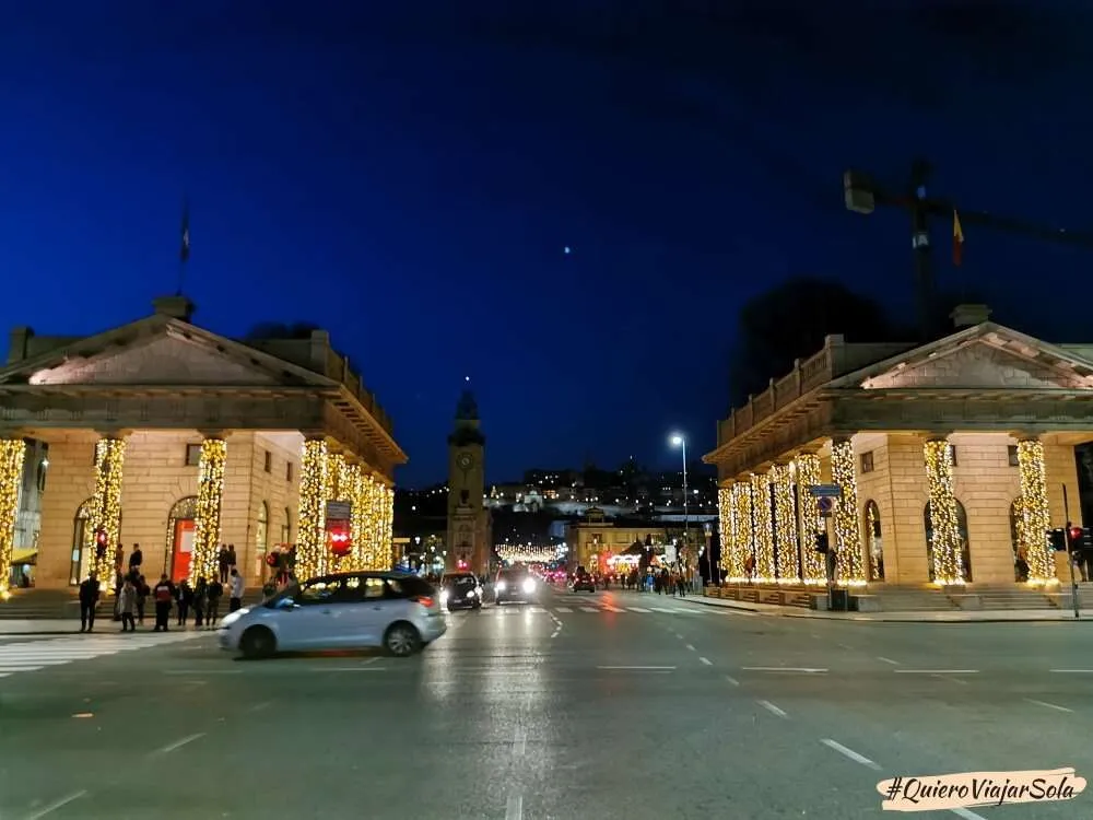 Viajar sola a Bérgamo, Ciudad Baja