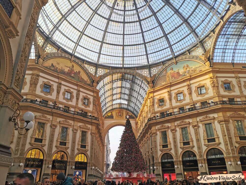 Viajar sola a Milán, Galería Vittorio Emanuele II