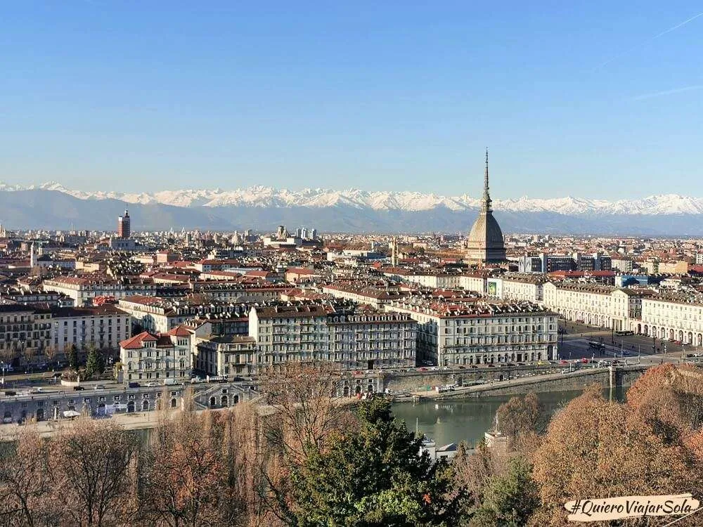 Viajar sola a Turín, mirador Capuccini