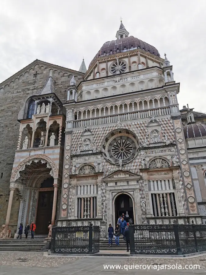 Fachada de la Capilla Colleoni