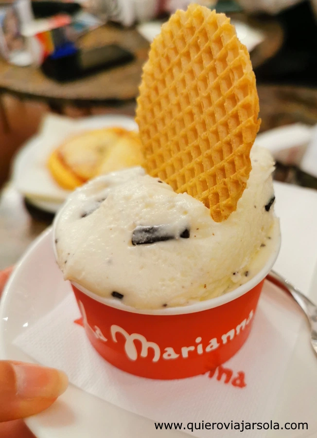 El helado que me comí en La Marianna