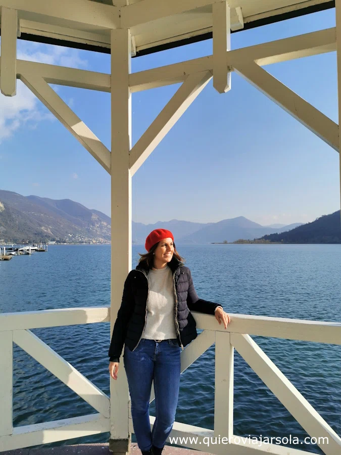Yo en el lago de Iseo