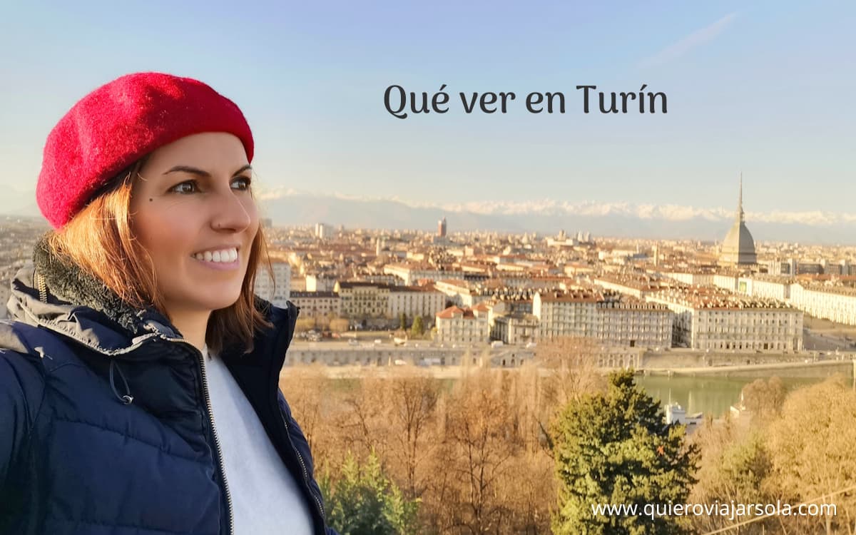 Yo en el mirador de Turín de Santa Maria del Monte