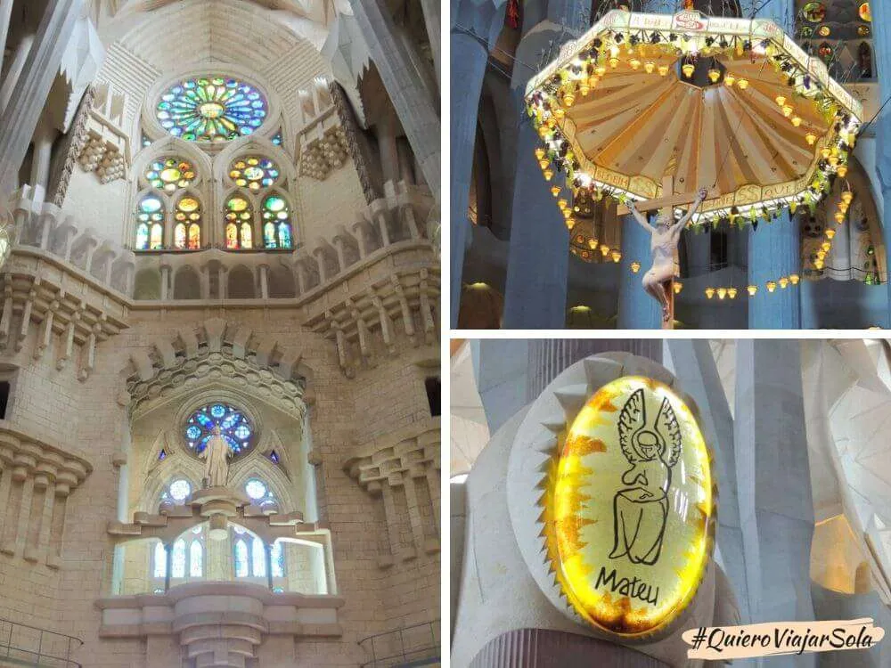 Visitar la Sagrada Familia, interior