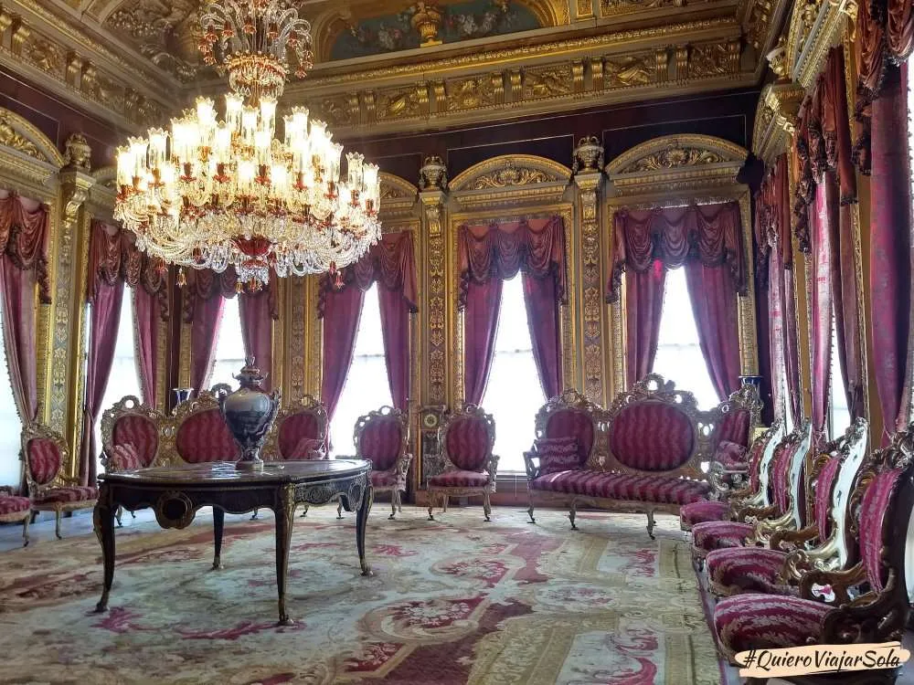 Palacio de Dolmabahçe, sala Rosa