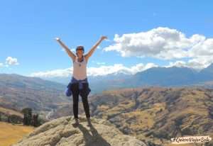 Yo en la laguna Wilcacocha de Huaraz