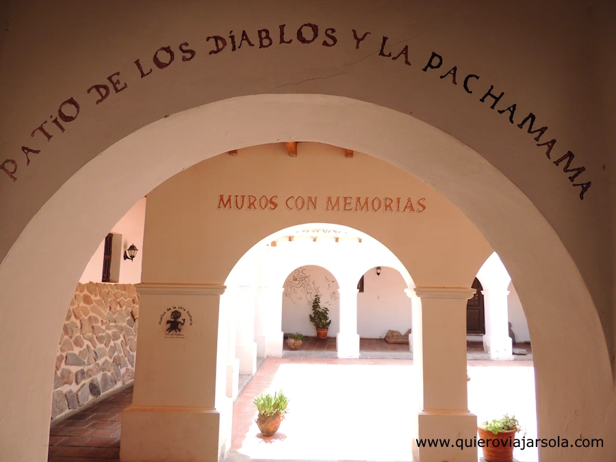 Zona del museo de acceso al patio de la antigua casona