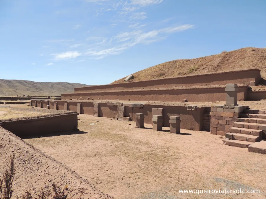 Parte frontal de la pirámide