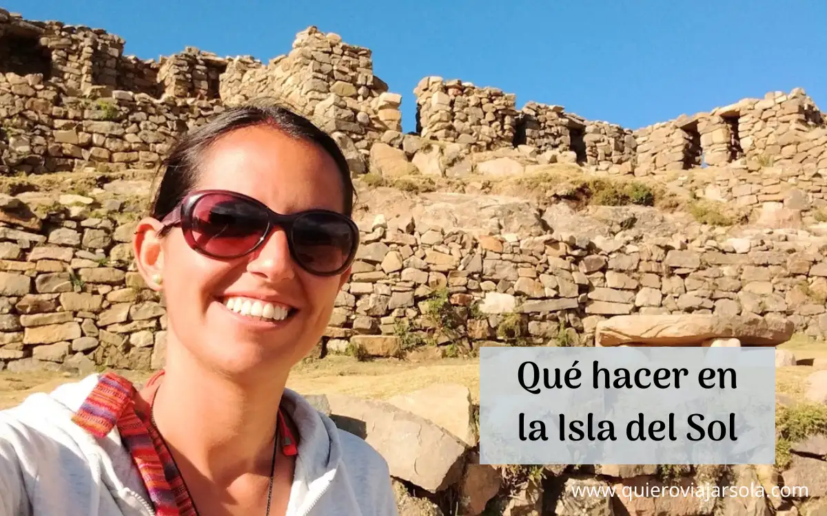Yo en las ruinas de la Chincana