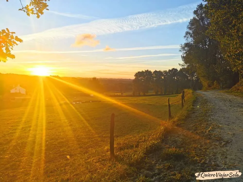 Camino del Norte, amanecer
