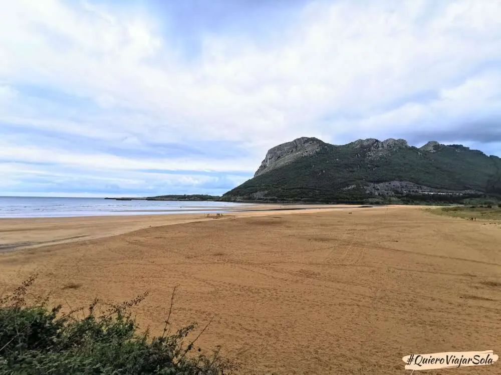Camino del Norte, playa de Oriñón