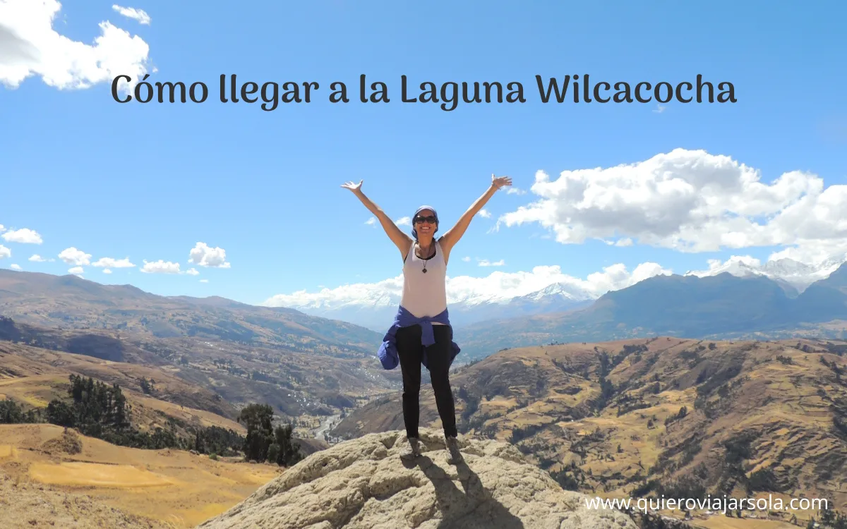 Yo en el mirador de la laguna Wilcacocha
