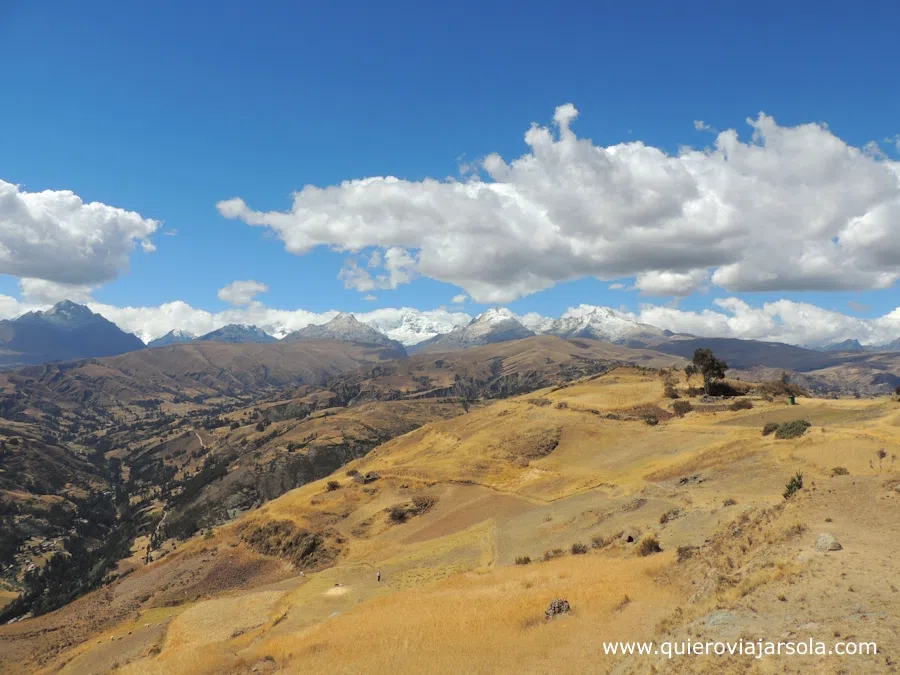 Paisaje que se ve desde la laguna