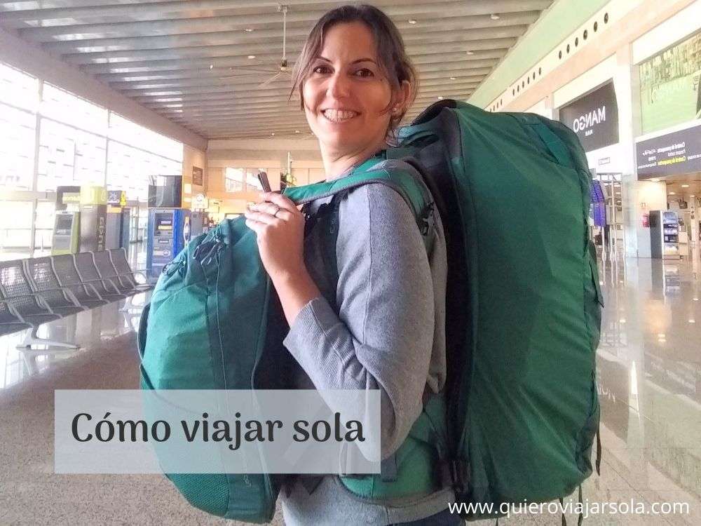 Cómo viajar sola