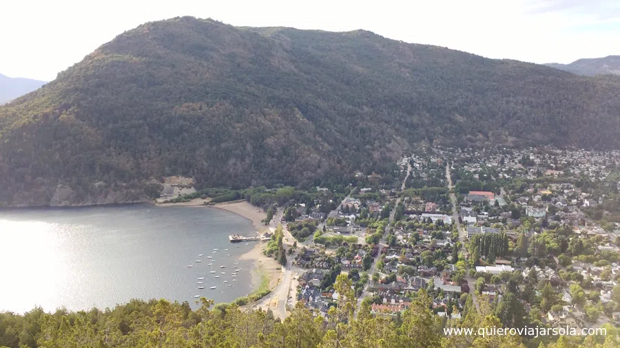 Vistas de San Martín de los Andes desde el mirador