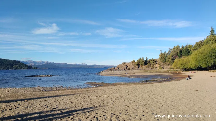 La playa por la tarde