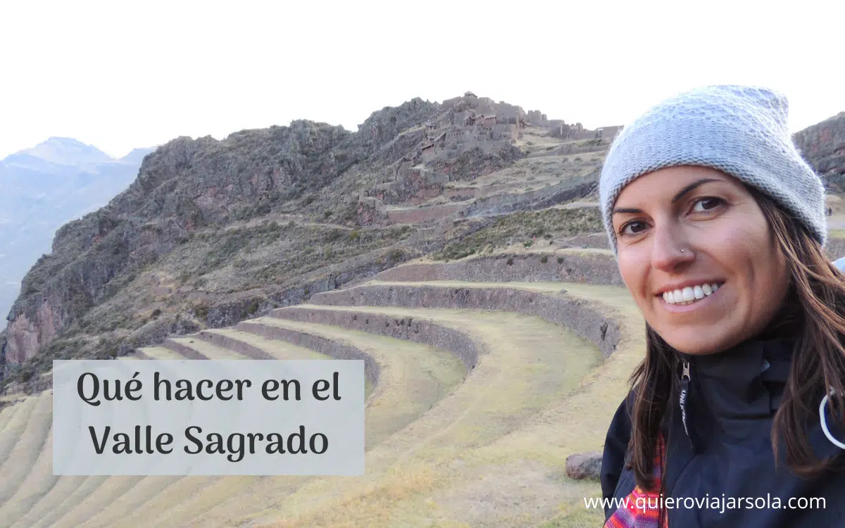 Yo en el sitio arqueológico de Pisac