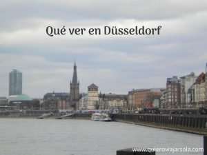 Río Rin en Düsseldorf