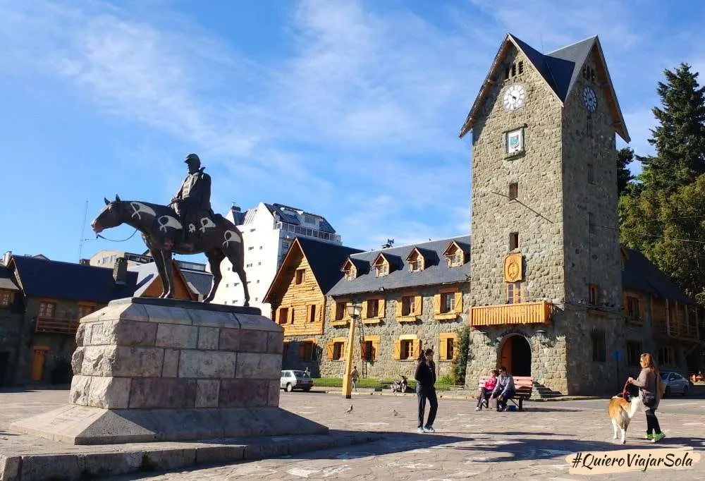 Viajar sola a Bariloche, centro cívico