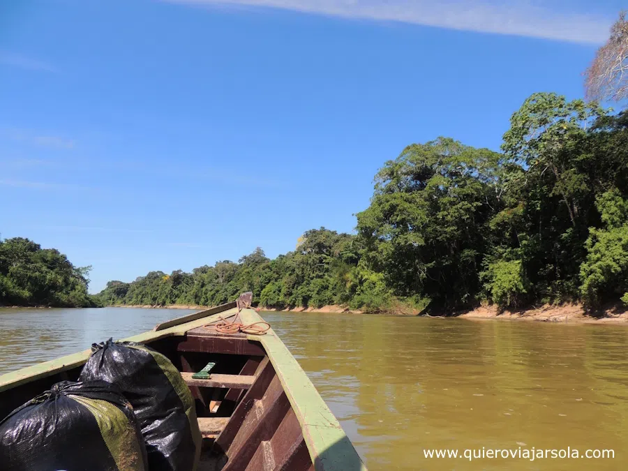 Barcaza en la que navegué a LPAC
