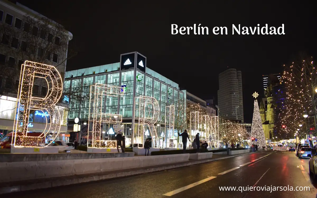 Decoraciones de Navidad en Berlín