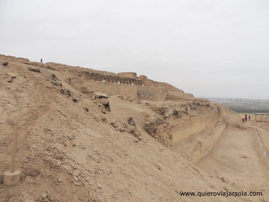 Vista del lateral del Templo del Sol
