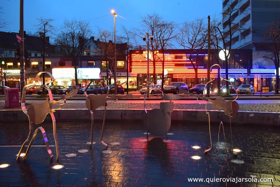 Monumento a los Beatles en Reeperbahn
