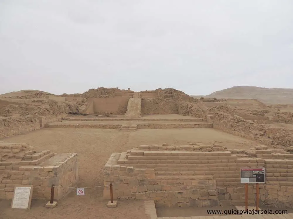 Visitar Pachacamac, pirámide
