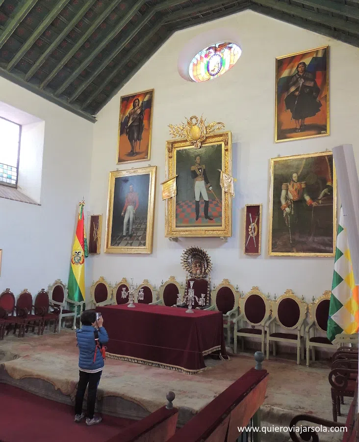 Salón de la Independencia en el museo