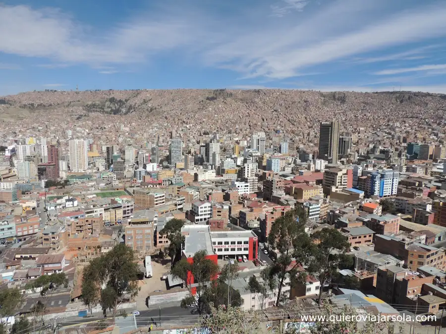 La ciudad vista desde el mirador